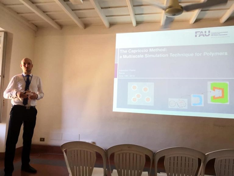 The Capriccio group at ICoNSoM 2019 in Rome